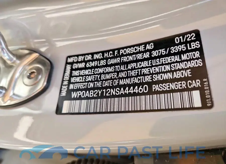 WP0AB2Y12NSA44460# 12