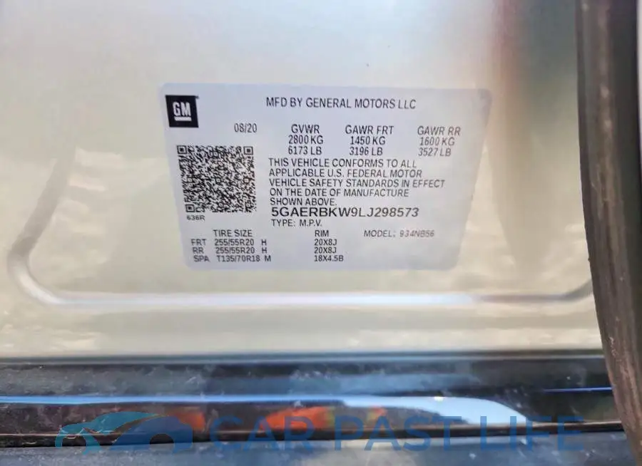 5GAERBKW9LJ298573# 12