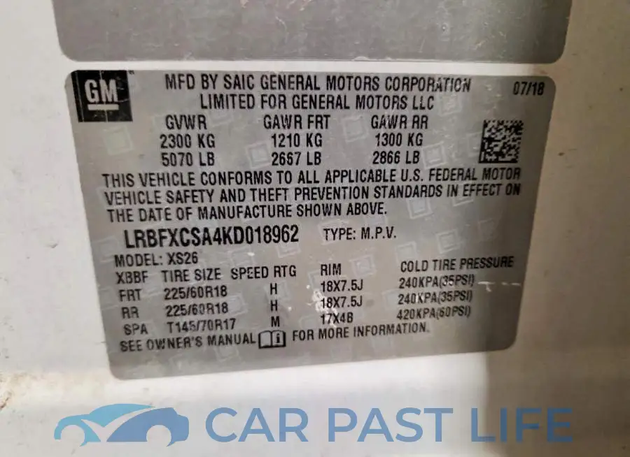 LRBFXCSA4KD018962# 13