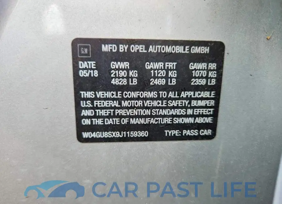 W04GU8SX9J1159360# 12