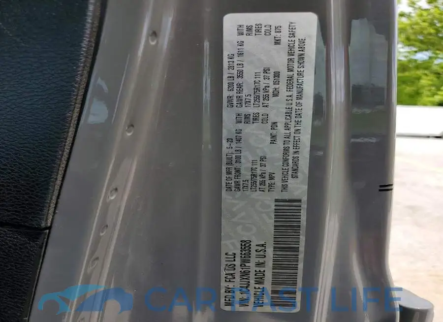 1C4JJXN61PW663558# 13