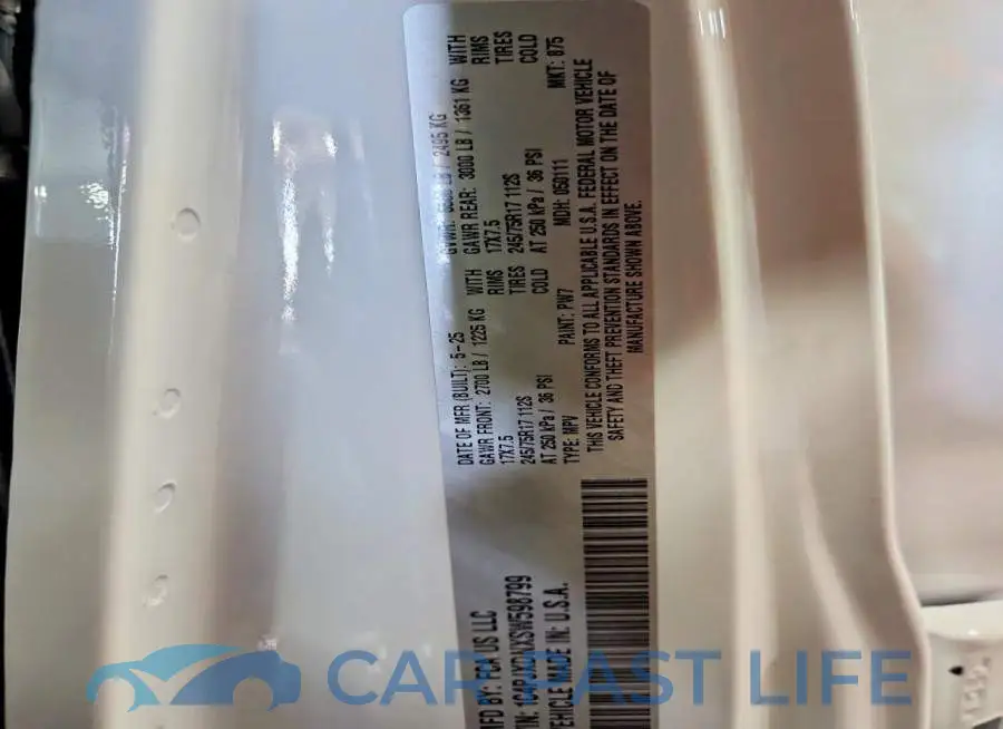 1C4PJXDNXSW598799# 13