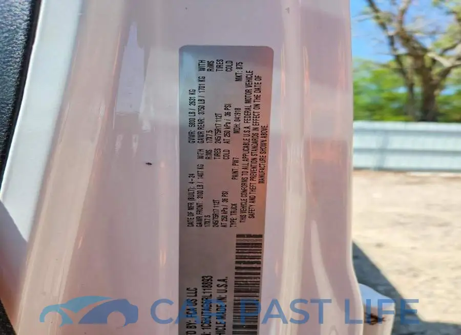 1C6HJTAG6RL118893# 12