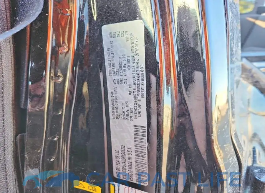 1C6HJTAG9PL544722# 12