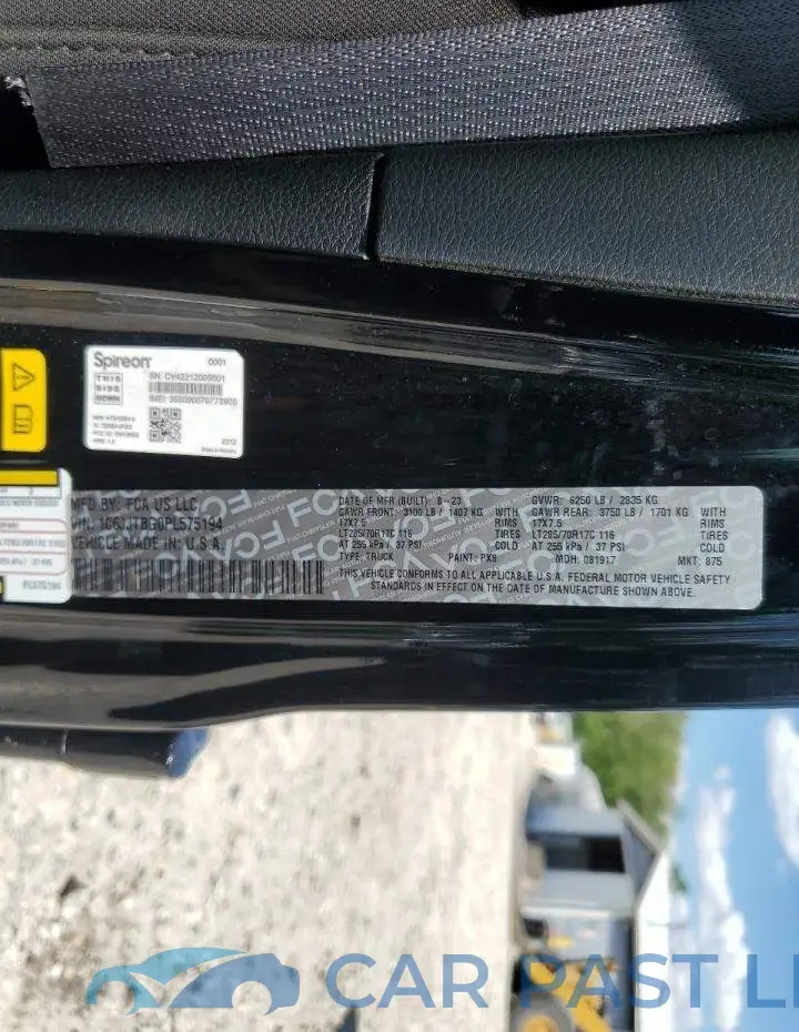 1C6JJTBG0PL575194# 13