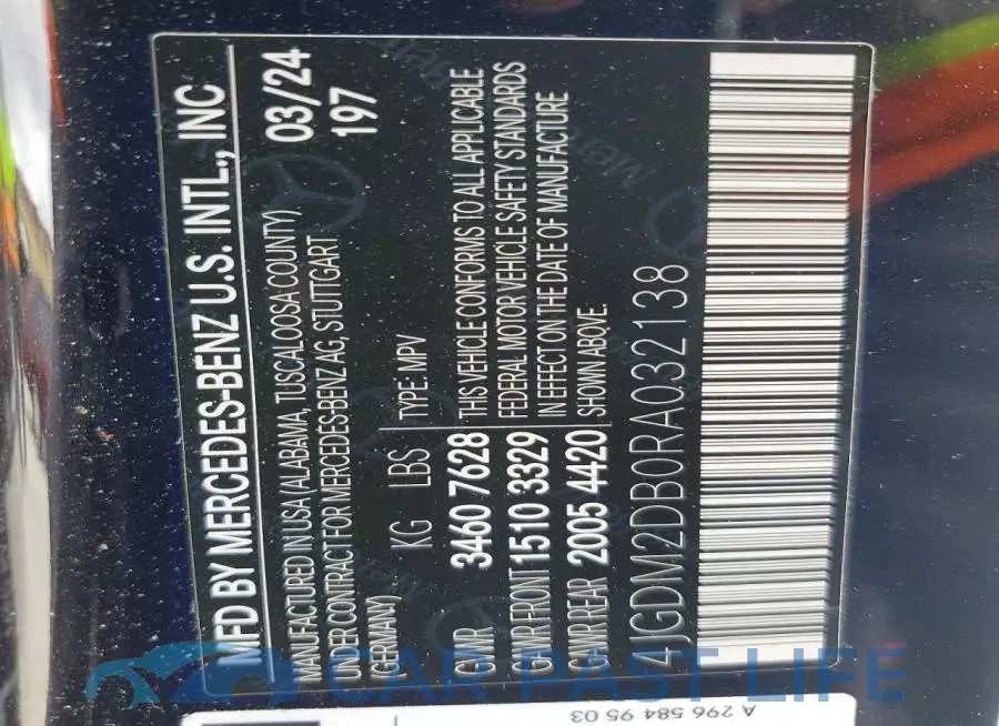 4JGDM2DB0RA032138# 13