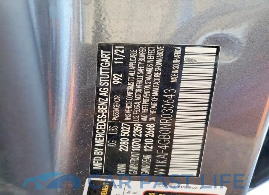 W1KAF4GB0NR030643# 13