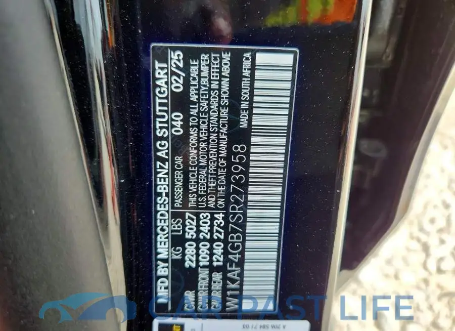W1KAF4GB7SR273958# 13