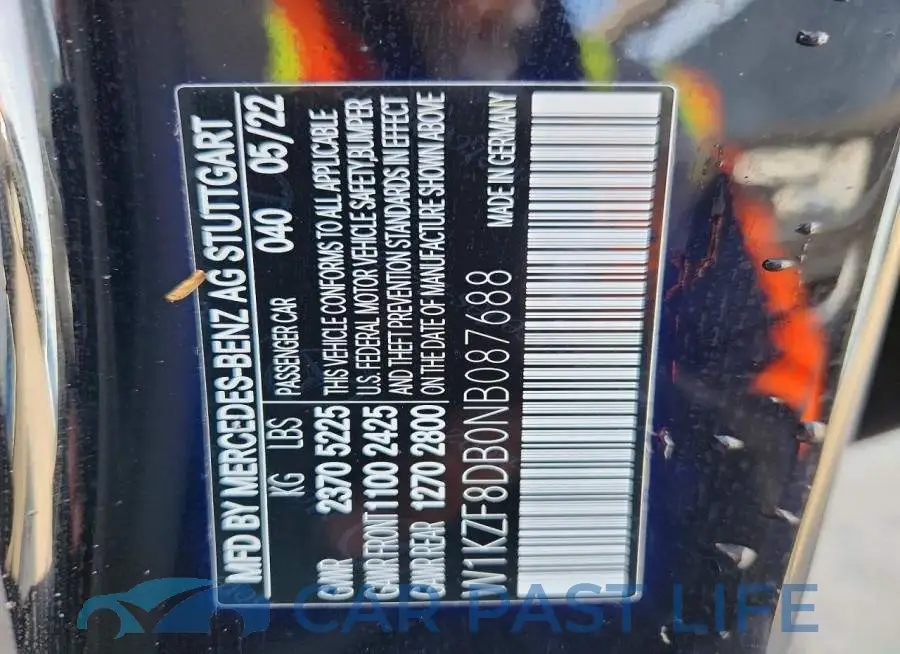 W1KZF8DB0NB087688# 13