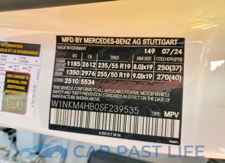 W1NKM4HB0SF239535# 13