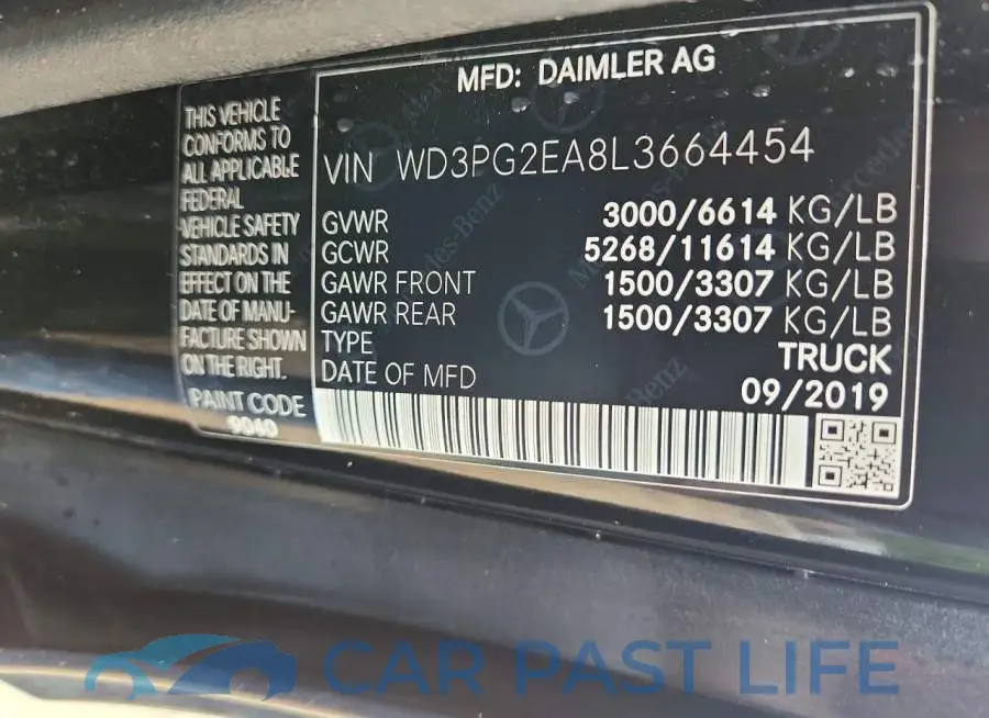 WD3PG2EA8L3664454# 13