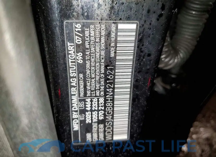 WDDSJ4GB8HN421621# 12