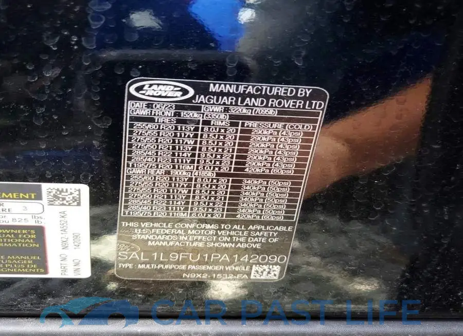 SAL1L9FU1PA142090# 13