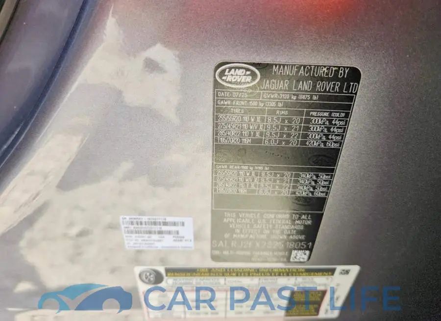 SALRJ2FX2S2518051# 12