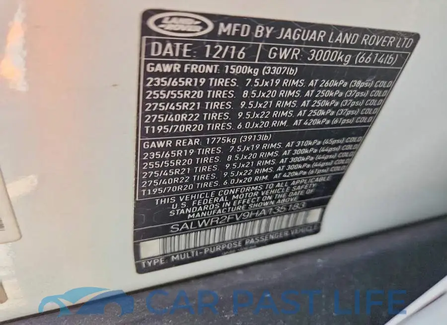 SALWR2FV9HA135183# 13