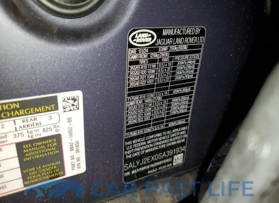 SALYJ2EX0SA391934# 13