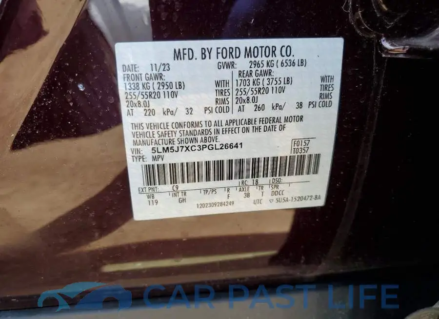 5LM5J7XC3PGL26641# 13