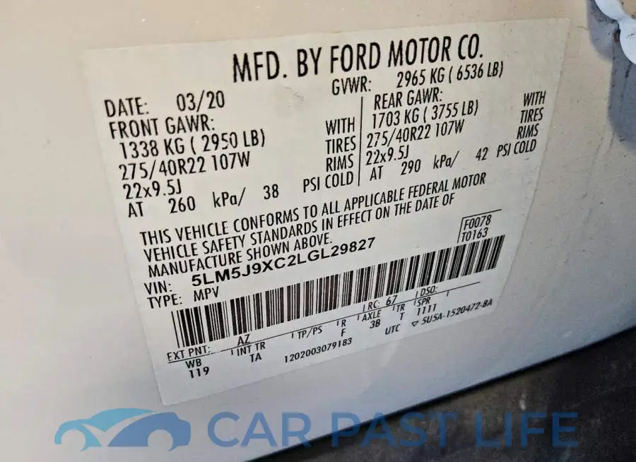 5LM5J9XC2LGL29827# 13