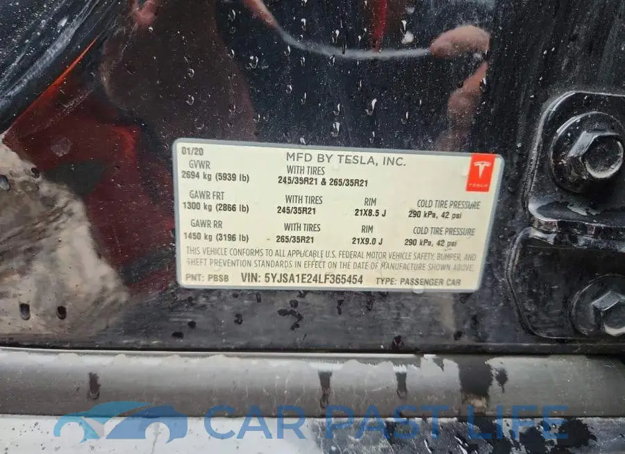 5YJSA1E24LF365454# 12