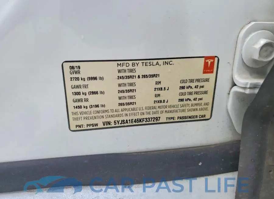 5YJSA1E46KF337297# 12