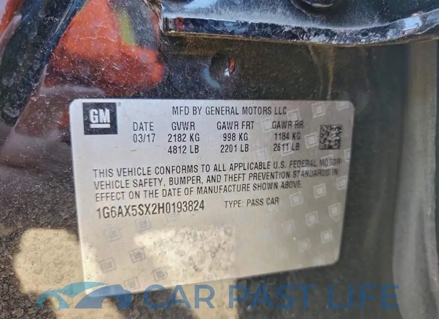 1G6AX5SX2H0193824# 12