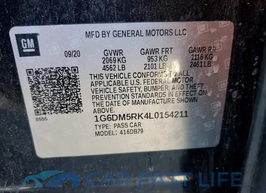 1G6DM5RK4L0154211# 12
