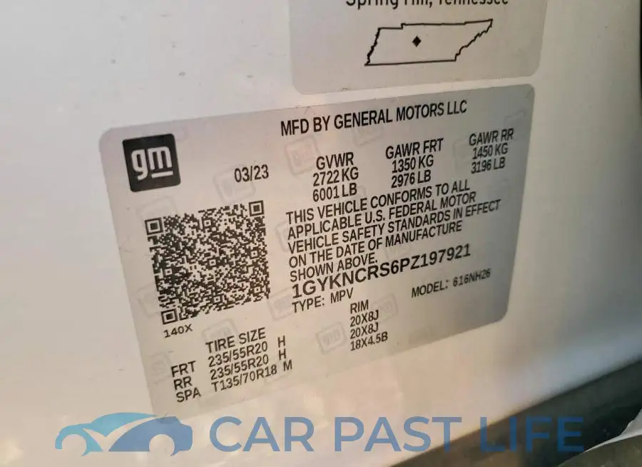 1GYKNCRS6PZ197921# 14