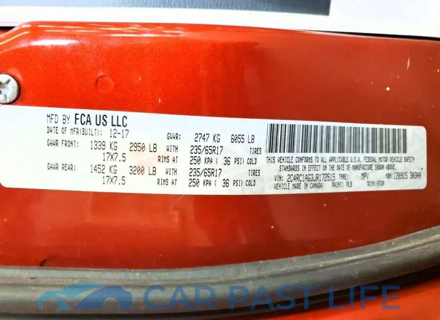 2C4RC1AG3JR172515# 14