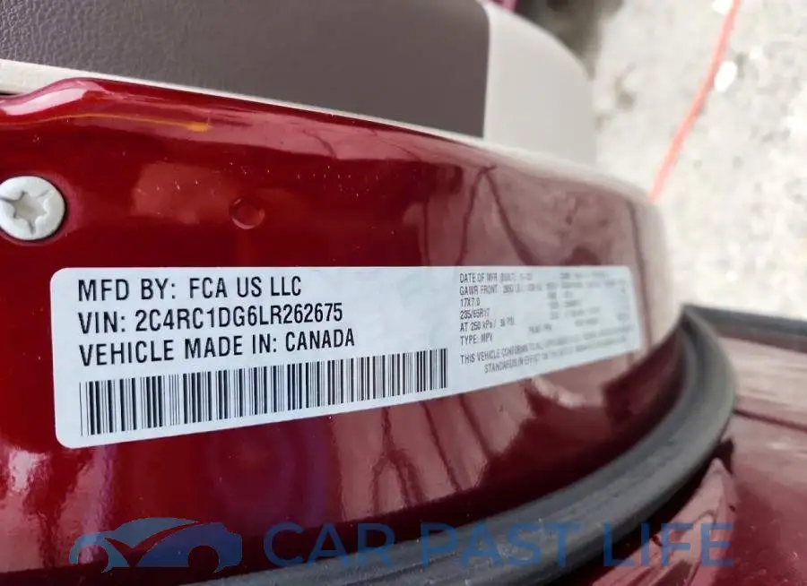 2C4RC1DG6LR262675# 13