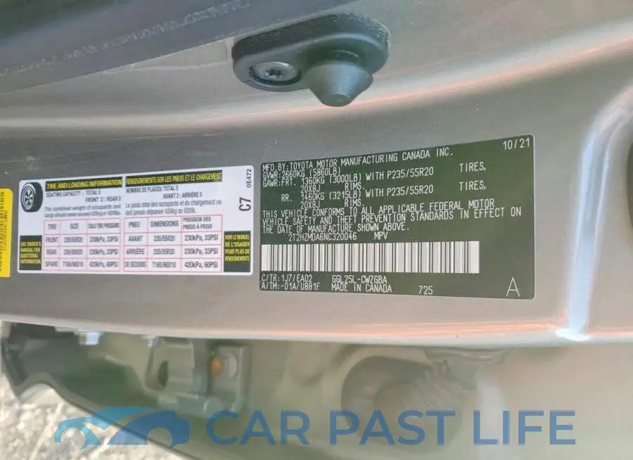 2T2HZMDA6NC320046# 12