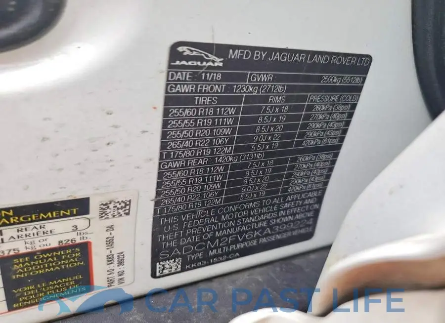 SADCM2FV6KA399224# 13