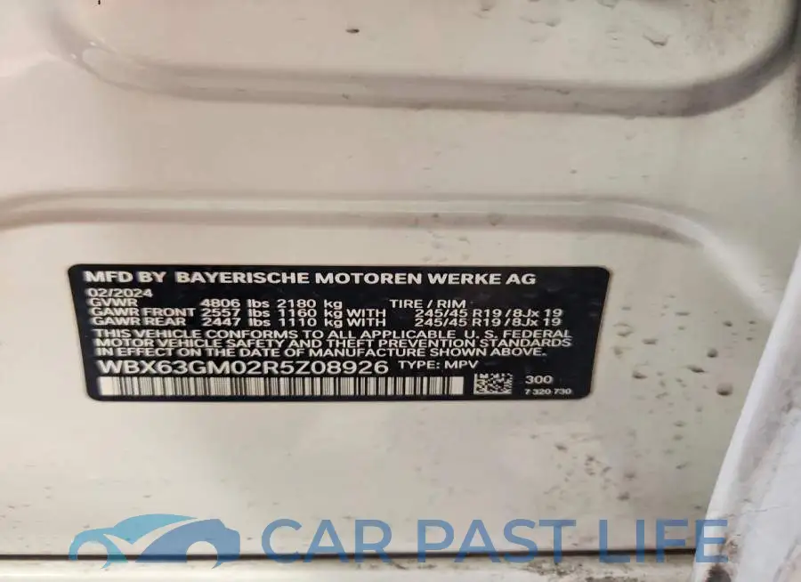 WBX63GM02R5Z08926# 13