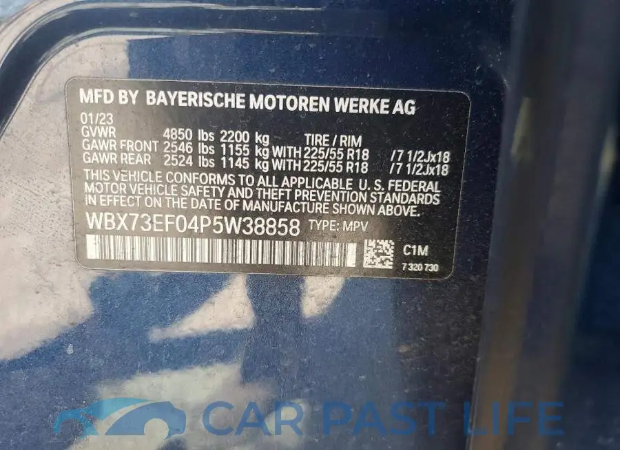 WBX73EF04P5W38858# 13