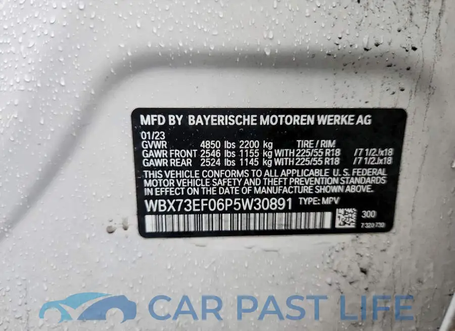 WBX73EF06P5W30891# 12