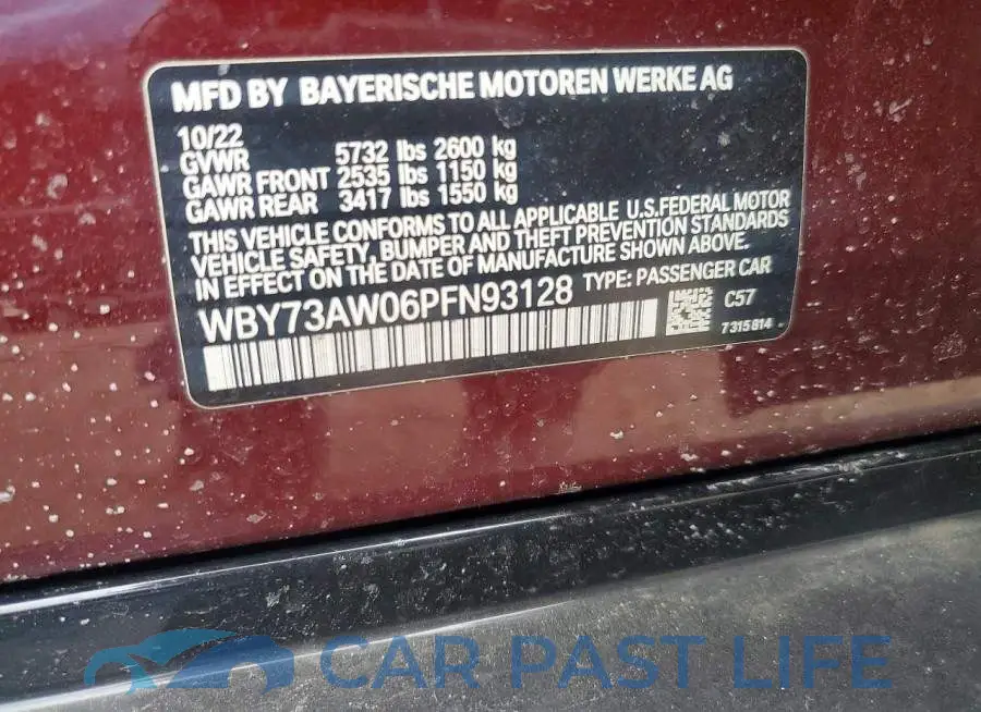 WBY73AW06PFN93128# 12