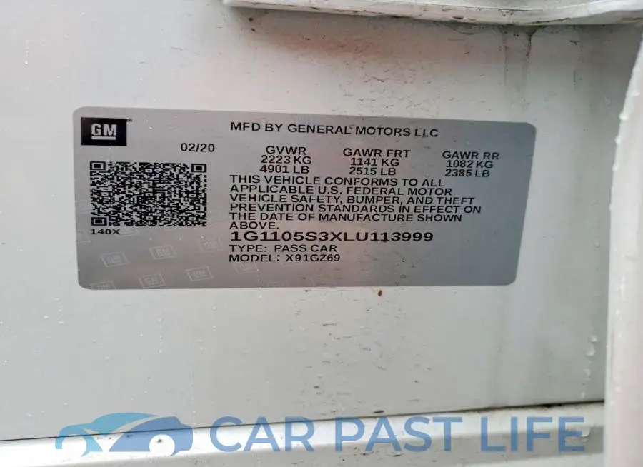 1G1105S3XLU113999# 12