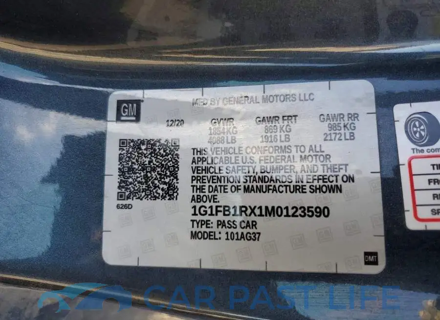 1G1FB1RX1M0123590# 12