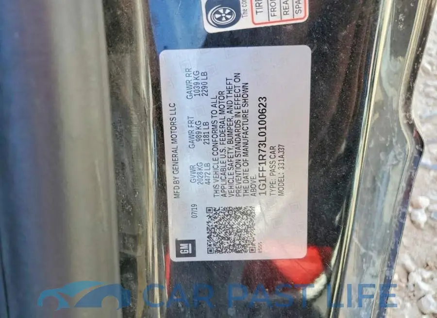 1G1FF1R73L0100623# 12