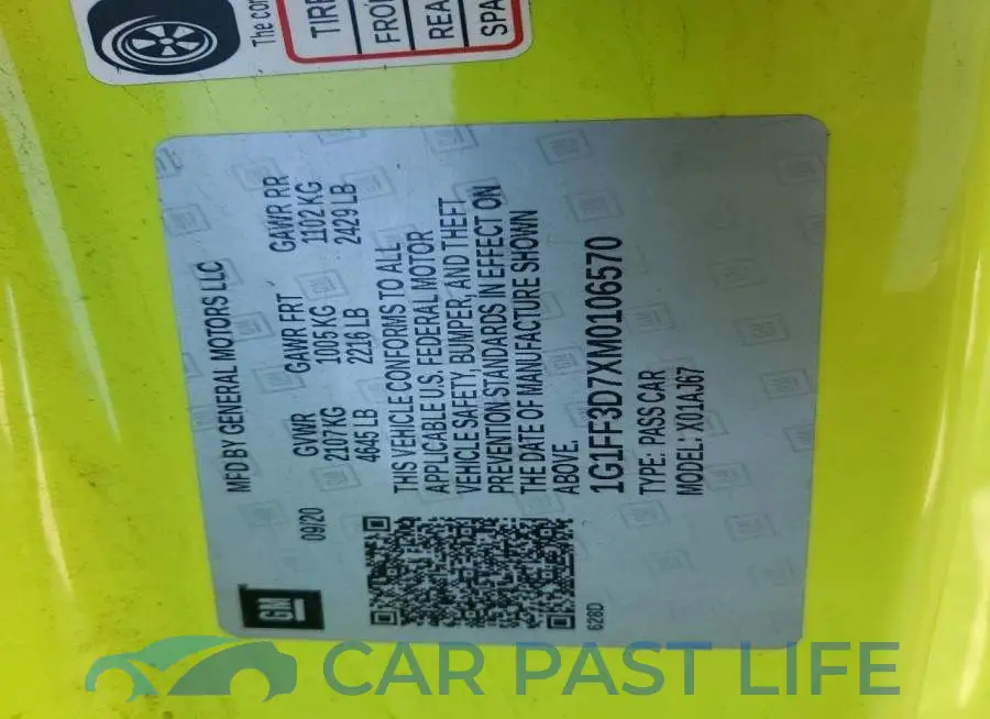 1G1FF3D7XM0106570# 13