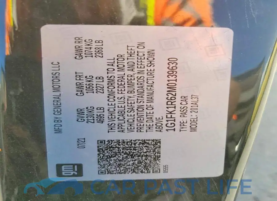 1G1FK1R62M0139630# 12
