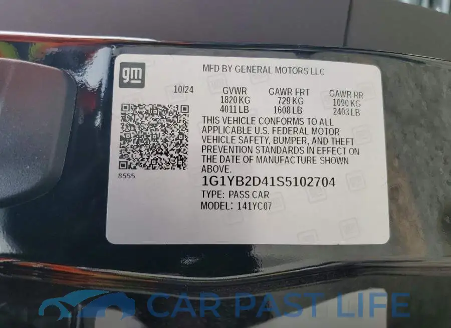 1G1YB2D41S5102704# 13
