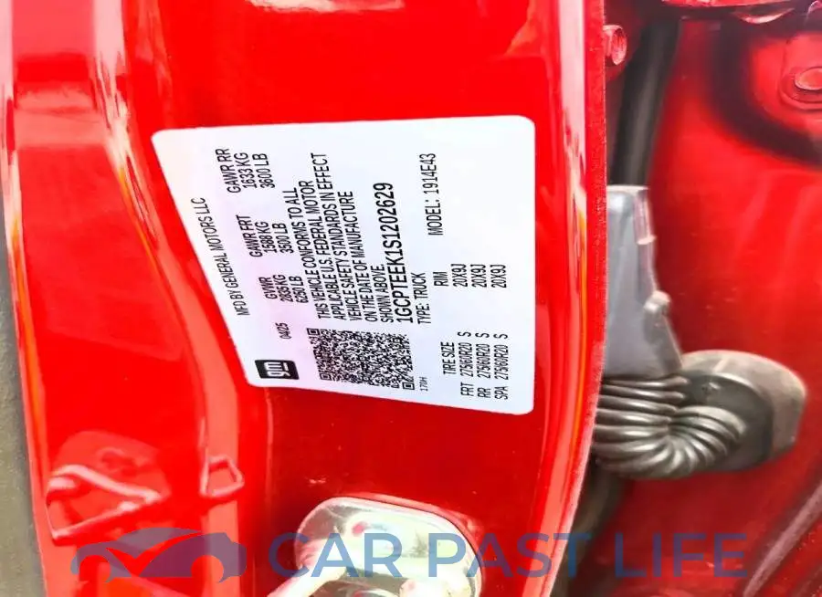 1GCPTEEK1S1202629# 12