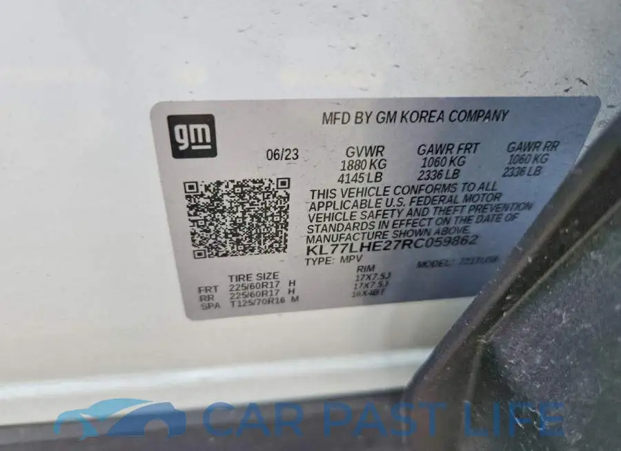 KL77LHE27RC059862# 13