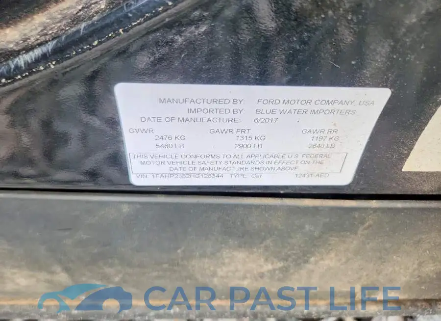 1FAHP2J82HG128344# 13