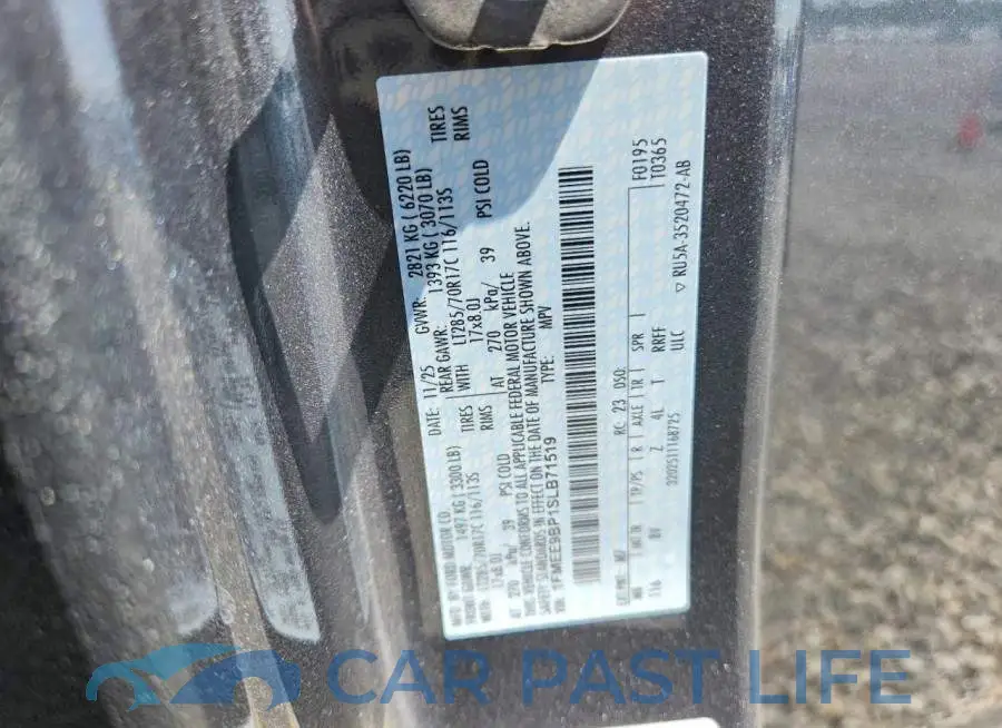 1FMEE9BP1SLB71519# 12