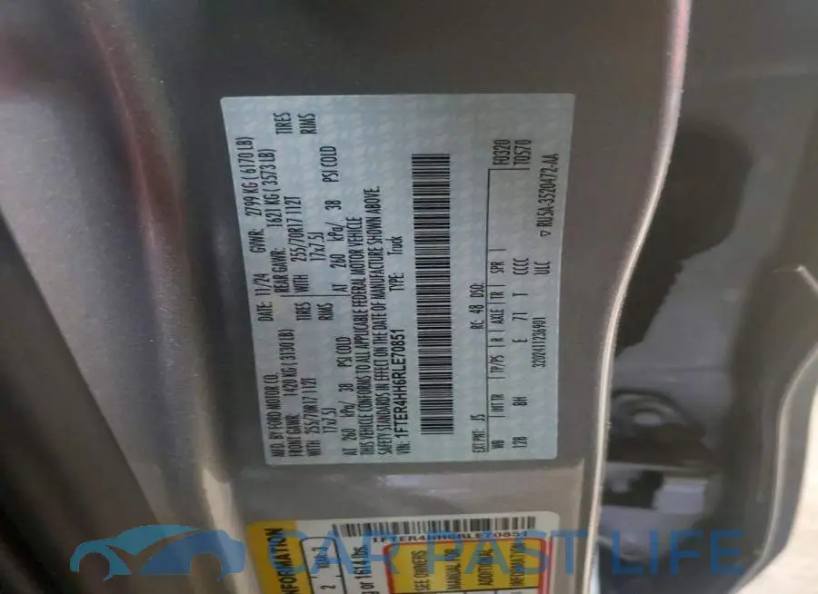 1FTER4HH6RLE70851# 11