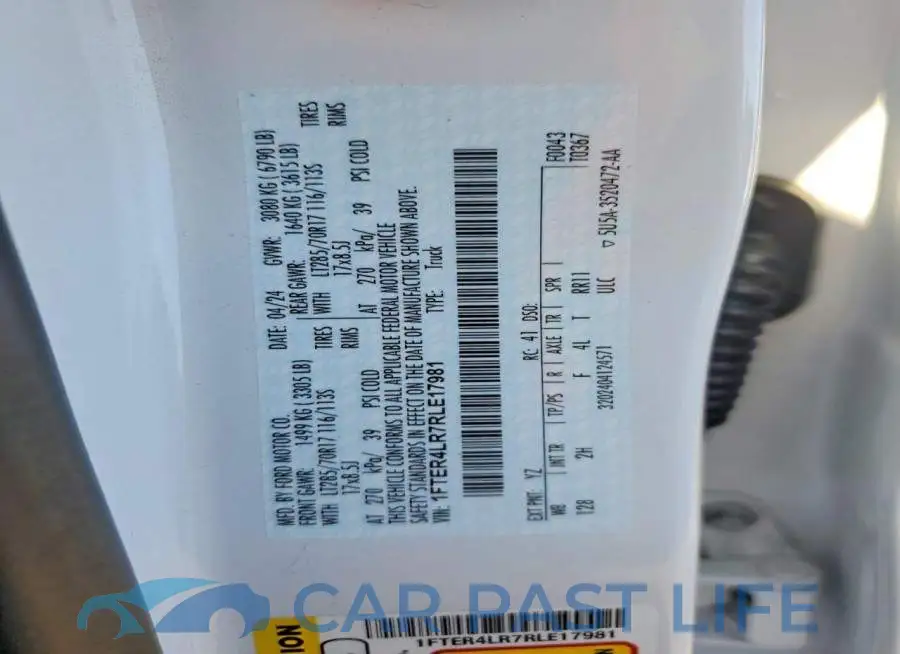 1FTER4LR7RLE17981# 12
