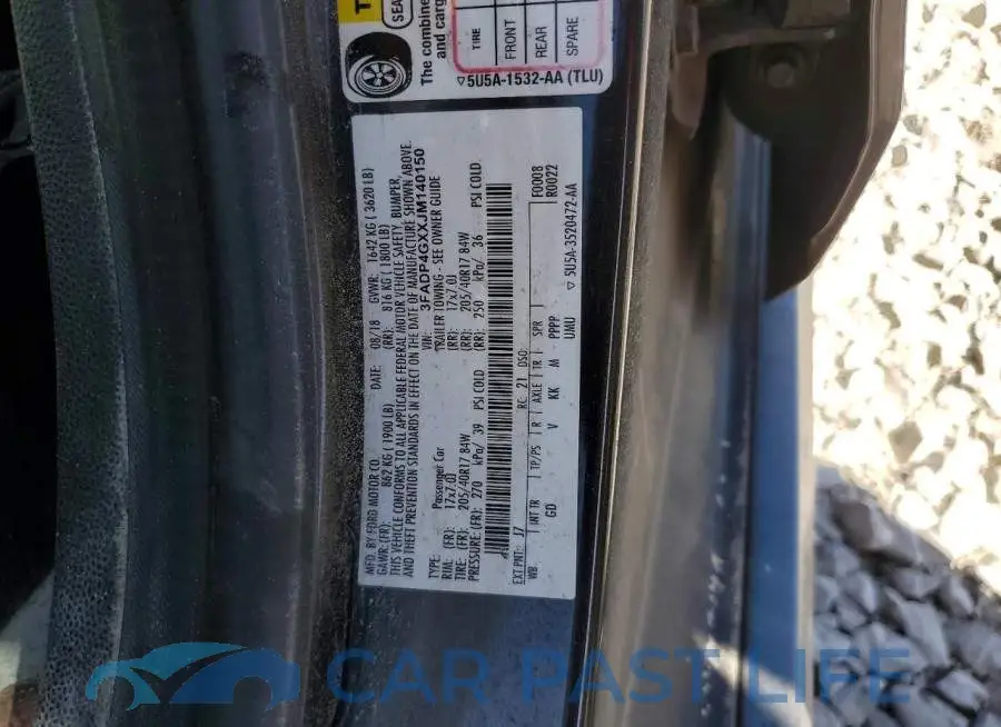 3FADP4GXXJM140150# 14