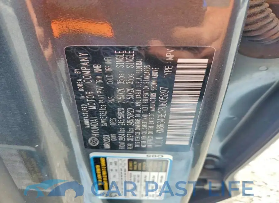 KM8R34GE0PU605397# 13