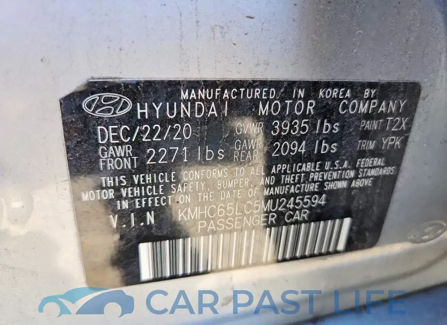 KMHC65LC5MU245594# 13